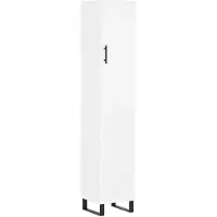 vidaXL Highboard Weiß 34,5x34x180 cm Holzwerkstoff