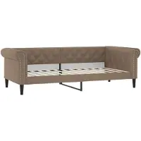 vidaXL Tagesbett Cappuccino-Braun 80x200 cm Kunstleder