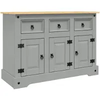 vidaXL Sideboard Corona 112x43x78 cm Massivholz Mexikanische Kiefer