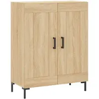 vidaXL Sideboard Sonoma-Eiche 69,5x34x90 cm Holzwerkstoff