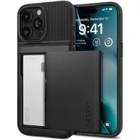 Spigen Apple iPhone 15 Pro Hülle - Kunststoff - - Backcover/Hard Case - Schwarz