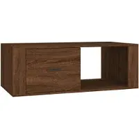 vidaXL Couchtisch Braun Eichen-Optik 100x50,5x35 cm Holzwerkstoff