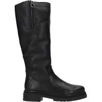 Rieker Damen Stiefel aus Leder mit Vario Schaft Plateau und Warmfutter Y3154, Größe:40 EU, Farbe:Schwarz