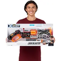XShot Schaumpistole - Skins Lock Blaster m. Schaumstoffpfeile - - One Size - Spielzeug