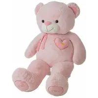 Creaciones Llopis Plüschtier Valentin Rosa Bär 55 cm
