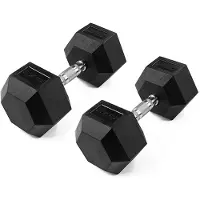LivePro Hexagonale Gummi-Hantel