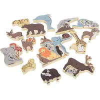 Small Foot Buchstabenpuzzle Tiere