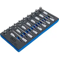 Bgs Werkstattwageneinlage 1/3: Bit-Einsatz-Satz | Antrieb Innenvierkant 12,5 mm ...