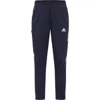 Adidas Jogginghose mit schmalem Bein und offenem Saum aus einfachem Jersey Essentials 3-Stripes