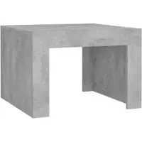 vidaXL Couchtisch Betongrau 50x50x35 cm Holzwerkstoff