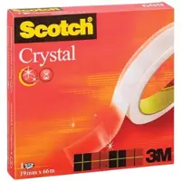 Scotch C6001966 Tape Scotch Crystal Clear 600 Transparent (L x B) 66 m x 19 mm 1 stk