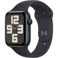 Apple Watch SE 2. Generation GPS 44mm Aluminium mit Sportarmband Schwarz M/L