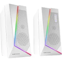 Mars Gaming MS7W, Verkabelt & Kabellos, 20 W, 40 - 20000 Hz, Weiß