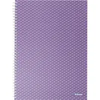 Esselte Notesbog Ess Colour'Breeze A4 kvad.laven - (4 stk.)