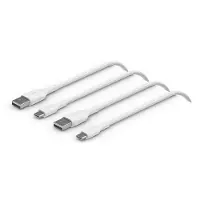 Belkin BoostCharge, 1 m, USB A, USB C, USB 2.0, Weiß