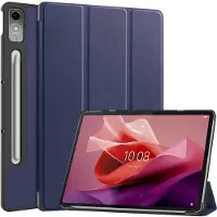 IMoshion Trifold Klapphülle für das Lenovo Tab P12 - Dunkelblau