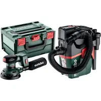 Metabo SET - SXA 18 LTX 125 BL Akku-Exzenterschleifer + AS 18 L PC Akku-Sauger 18 Volt ohne Akku oder Ladegerät!