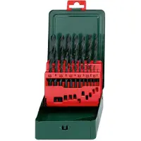 Metabo 19-teiliges Metallbohrer-Set HSS-R-Bohrer