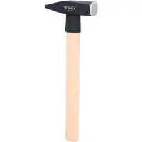 BRILLIANT TOOLS Schlosserhammer mit Hickory-Stiel 500 g