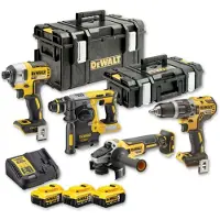 DeWalt Akku-Combo-Set DCK422P3 18V mit DCF887, DCD796, DCG405, DCH273, 3x 5,0Ah