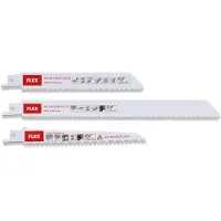 Flex Säbelsägeblatt-Sortiment für Kunststoff/Holz/Metall RS/Bi Set