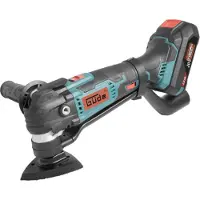 Güde 58816 Akku Multifunktionswerkzeug schaben schleifen sägen trennen 1x Akku 2,0Ah 20V
