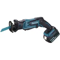 Makita DJR183RT1J, Schwarz, Blau, 1,3 cm, 5 cm, 76 dB, Akku, 5 Ah