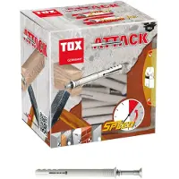 Tox 017102241 Lsn-sk 8x100 Mm Nail Tacos 50 Units Weiß