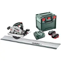 Metabo 691194810 SET KS 18 LTX 66 BL Akku Handkreissäge 18 Volt 8.0 Ah Li-ion + Führungsschiene FS 160
