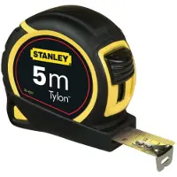 Stanley Taschenrollbandmaß Tylon L.5m B.19mm mm/cm EG II Ku.Gürtelclip