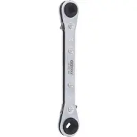 Ks Tools 4 in 1 Kälte-Klima-Ratschenschlüssel, umschaltbar