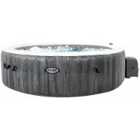 Intex 28442NP PureSPA Bubble Greywood Deluxe Whirlpool 6 Personen 216x71 cm App Steuerung