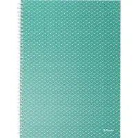 Esselte Notesbog Ess Colour'Breeze A4 kvad. grøn - (4 stk.)