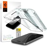 Spigen Glas.tR EZ Fit FC Panzerglas für iPhone 15 - Schwarz