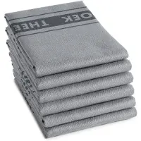 DDDDD Geschirrtuch Pelle Grey 60 x 65 cm (6er-Set)
