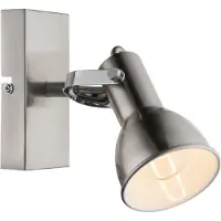 Globo Lighting Globo Fargo Strahler Nickel matt, 1xE14; 54642-1