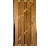Intergard Tor Zauntor Gartentor Hartholz 180x90cm