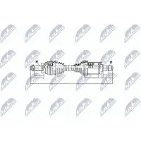 NTY NPW-BM-015 Antriebswelle Vorne Vorne Links Hinten für BMW X5 (E70) X5 (F15, F85) X6 (E71, E72) 7 (G11, G12) X6 (F16, F86)