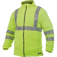 Dassy Warnschutz Fleecejacke Kaluga neongelb Gr. M