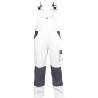 Dassy Versailles Zweifarbige Latzhose mit Kniepolstertaschen - flaschengrün/schwarz - 60