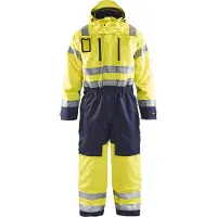 Blakläder High Vis Winteroverall High Vis Gelb/Mittelgrau 6763 1977, Farbe:orange/marineblau, Größe:60
