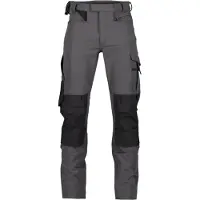 Dassy Impax Stretch-Arbeitshose, Cordura Stretch-Kniepolster zertifiziert EN 14404, PACOSPA 30, wasserabweisend anthrazitgrau/schwarz 52 STANDARD