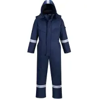 Portwest FR53 FR Flammhemmender Antistatik- Winter Overall Royal Blue Gr. S