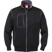 Fristads Acode Sweatjacke 1747 DF Grösse L Dunkelgrau