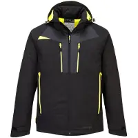Portwest gefütterte Winterjacke, wasserabweisend Schwarz M