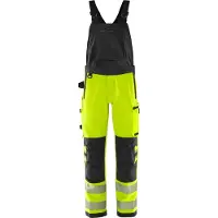 Fristads High Vis Green Stretch-Latzhose Kl. 2 1031 GSTP 134190 - warnschutz-orange/marine - C154