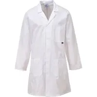 Portwest Arbeitskittel Standard C852, Unisex, marineblau, lange Ärmel, Größe 60/62 (XXL)