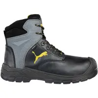 Puma Schnürstiefel Borneo MT MID SRC S3, Größe 48, Schutzstufe:S3, Größe:48, Farbe:schwarz, Weite:nv