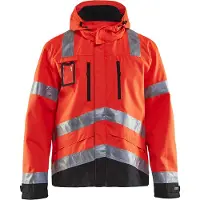 Blakläder High Vis Funktionsjacke 4837 1977 in div. Farben - high vis rot/schwarz - 4XL