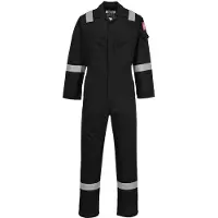 Portwest FR50 Flammhemmender, antistatischer Overall 350 g Orange Gr. XXL